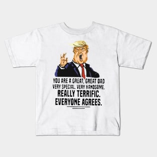 Donald Trump - Fathers Day Kids T-Shirt